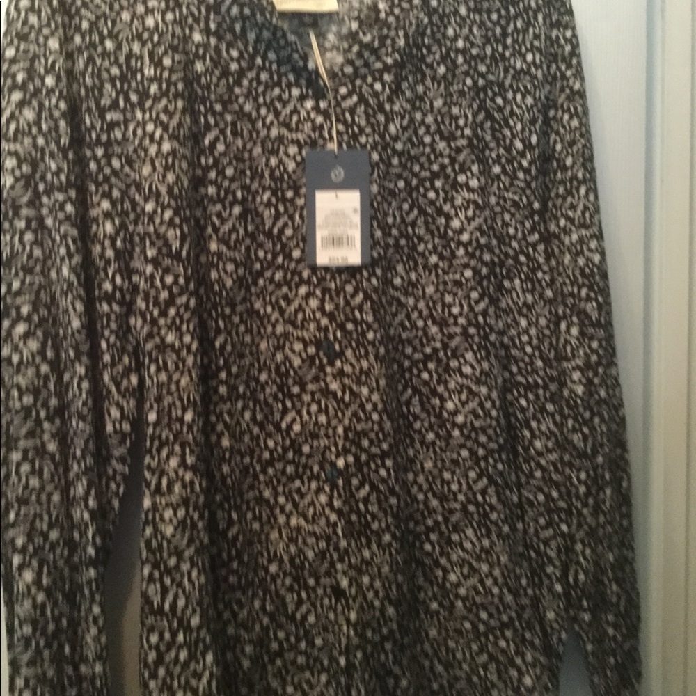 Universal Thread Goods Black/white Blouse